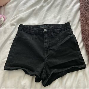 Black denim shorts from target (wild fable) lightly worn